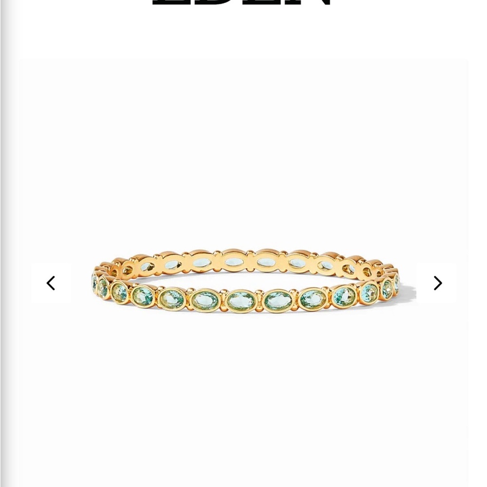 Julie Vos Mykonos Bahamian Blue Bangle